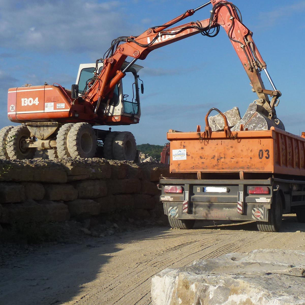 Beispiel Trockenmauer